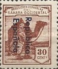 Issue of 1924 Overprinted "Republica - Espanola" - From Top to Bottom — 30C, reddish brown