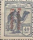 Issue of 1924 Overprinted "Republica - Espanola" - From Top to Bottom — 40C, dark blue