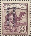 Issue of 1924 Overprinted "Republica - Espanola" - From Top to Bottom — 60C, violet