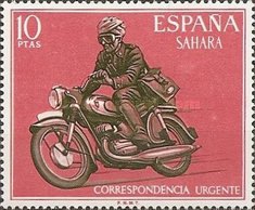 Special Delivery Stamp — 10Pta, scarlet/dark green