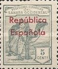 Issue of 1924 Overprinted "Republica - Espanola" - Horizontally — 5C, green