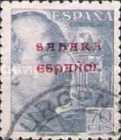 Spanish Postage Stamps of 1936-1940 Overprinted "Sahara Espanol" in Red or Blue Colour — 70C, ultramarine