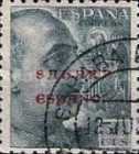 Spanish Postage Stamps of 1936-1940 Overprinted "Sahara Espanol" in Red or Blue Colour — 50C, slate-grey