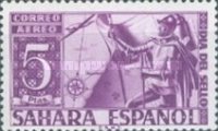 Airmail - Stamp Day — 5Pta, multicoloured