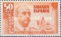 Visit of General Francisco Franco Bahamonde, 1892-1975 — 50C, multicoloured
