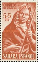 Child Welfare - Musicians — 5+5 C, reddish brown