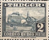 Airmail — 2Pta, greenish black