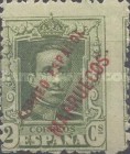 King Alfonso XII - Spanish Postage Stamps "CORREO ESPANOL - MARRUECOS" - See Also No. 49-62 — 2C, olive green