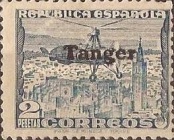 Airmail - Overprinted "TANGER" — 2Pta, dark blue