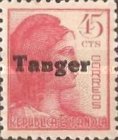 Spanish Postage Stamps Overprinted "Tanger" — 45C, carmine