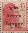 Airmail - Spanish Postage Stamps Overprinted "Via - Aerea - Tanger" — 45C, carmine