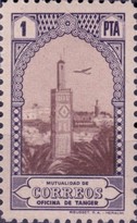 Beneficient Stamps 1946 — 1Pta, violet/violet brown