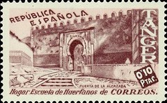 Beneficient Stamps 1937 — 0.10Pta, lilac