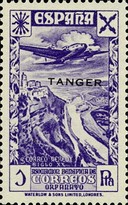 Beneficient Stamps 1938 — 1Pta, violet