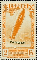 Beneficient Stamps 1938 — 2Pta, orange