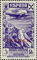 Beneficient Stamps 1943 - Historia del Correo — 1Pta, violet