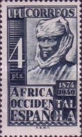 The 75th Anniversary of the Universal Postal Union — 4Pts, blackish green