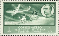 Airmail - Local Motifs — 1Pts, green