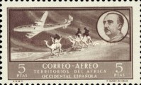 Airmail - Local Motifs — 5Pts, greyish brown